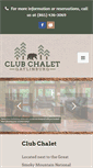 Mobile Screenshot of clubchalet.com